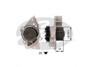 GATES WP0014 vandens siurblys
1201.C4, 1201C4, 9569147388, 9569147388