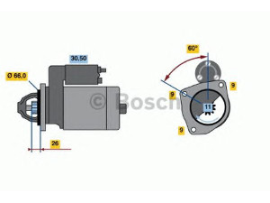 BOSCH 0 986 013 620 starteris 
 Elektros įranga -> Starterio sistema -> Starteris
46231550, 46231555, 5991832, 7589411