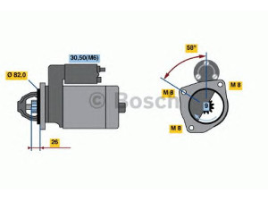 BOSCH 0 001 109 018 starteris 
 Elektros įranga -> Starterio sistema -> Starteris
46430721, 46430721