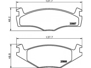 HELLA 8DB 355 006-381 stabdžių trinkelių rinkinys, diskinis stabdys 
 Techninės priežiūros dalys -> Papildomas remontas
867698151, 867698151, 867698151