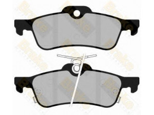 Brake ENGINEERING PA1750 stabdžių trinkelių rinkinys, diskinis stabdys 
 Techninės priežiūros dalys -> Papildomas remontas
044660D010, 044660D010000, 044660D010