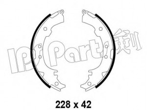 IPS Parts IBL-4297 stabdžių trinkelė 
 Stabdžių sistema -> Būgninis stabdys -> Stabdžių įdėklas/ trinkelė
04495B4050, 04495-44010, 0449544010