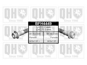 QUINTON HAZELL BFH4449 stabdžių žarnelė 
 Stabdžių sistema -> Stabdžių žarnelės
FBH 6364, 464306-920-03P, B001-43-810