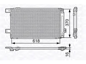 MAGNETI MARELLI 350203676000 kondensatorius, oro kondicionierius 
 Oro kondicionavimas -> Kondensatorius