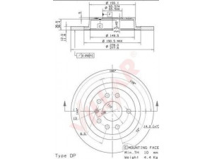 VILLAR 628.1819 stabdžių diskas 
 Dviratė transporto priemonės -> Stabdžių sistema -> Stabdžių diskai / priedai
569115, 93171848, 12762290, 9156785