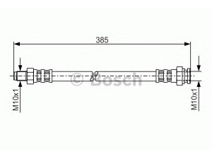 BOSCH 1 987 481 018 stabdžių žarnelė 
 Stabdžių sistema -> Stabdžių žarnelės
4806 C8, 4816 37, 46833121, 7569594