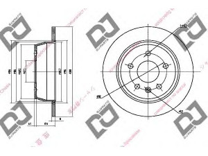DJ PARTS BD1493 stabdžių diskas 
 Dviratė transporto priemonės -> Stabdžių sistema -> Stabdžių diskai / priedai
6384230112