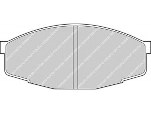 FERODO FDB281 stabdžių trinkelių rinkinys, diskinis stabdys 
 Techninės priežiūros dalys -> Papildomas remontas
0449122140, 0449122150, 0449122160