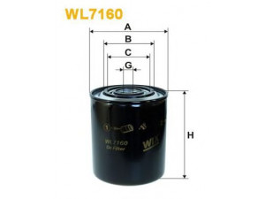 WIX FILTERS WL7160 alyvos filtras 
 Techninės priežiūros dalys -> Techninės priežiūros intervalai
1109AQ, 1109J3, 1109Q1, 1109Y8