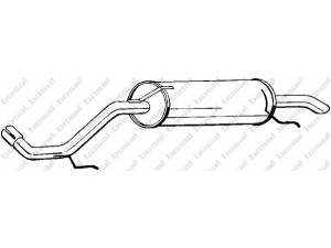BOSAL 115-769 galinis duslintuvas 
 Išmetimo sistema -> Duslintuvas
GEX-33453, GEX-33524, GEX-33680