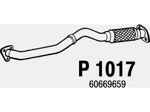 FENNO P1017 išleidimo kolektorius 
 Išmetimo sistema -> Išmetimo vamzdžiai
BM70446, 60669659