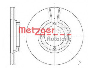 METZGER 6374.10 stabdžių diskas 
 Stabdžių sistema -> Diskinis stabdys -> Stabdžių diskas
5171221350, 5171221B00, 5171224100
