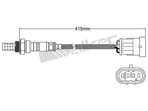 WALKER PRODUCTS 250-24553 lambda jutiklis 
 Variklis -> Variklio elektra
46418568, 46449401