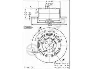 BREMBO 08.5748.20 stabdžių diskas 
 Dviratė transporto priemonės -> Stabdžių sistema -> Stabdžių diskai / priedai
569207, 569207, 90442651