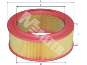 MFILTER A 392 oro filtras 
 Techninės priežiūros dalys -> Techninės priežiūros intervalai
1498 432, 5000 009, 5006 949, A 700 X 9601 YA