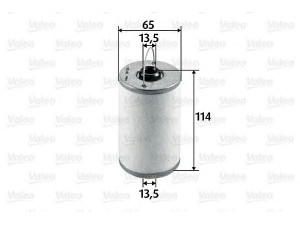 VALEO 587923 kuro filtras 
 Techninės priežiūros dalys -> Papildomas remontas
1909113, 456014, 84770015, 466138