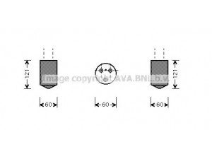AVA QUALITY COOLING DWD042 džiovintuvas, oro kondicionierius 
 Oro kondicionavimas -> Džiovintuvas
96512885, 96512886
