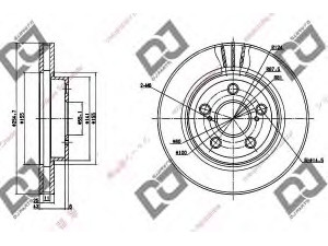 DJ PARTS BD1238 stabdžių diskas 
 Stabdžių sistema -> Diskinis stabdys -> Stabdžių diskas
43512-20470, 43512-20480, 43512-21010