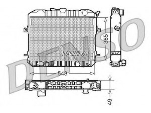 DENSO DRM46200 radiatorius, variklio aušinimas 
 Aušinimo sistema -> Radiatorius/alyvos aušintuvas -> Radiatorius/dalys
2140023T00