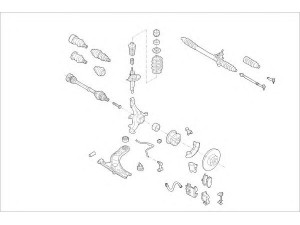 DELPHI VW-01877-F rato pakaba 
 Ašies montavimas/vairavimo mechanizmas/ratai -> Prekių paieška pagal schemą