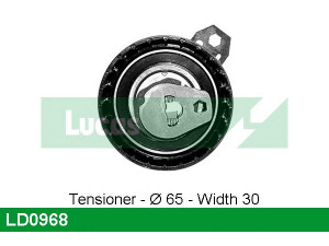LUCAS ENGINE DRIVE LD0968 įtempiklio skriemulys, paskirstymo diržas