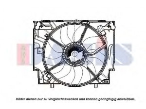 AKS DASIS 058094N ventiliatorius, radiatoriaus
17427560966, 17427603658, 7560966
