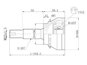 STATIM C.580 jungčių komplektas, kardaninis velenas 
 Ratų pavara -> Sujungimai/komplektas
4346009621, 4347009A15