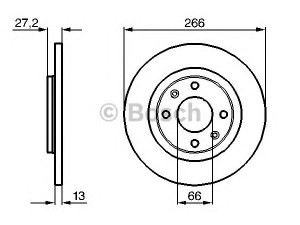 BOSCH 0 986 479 B51 stabdžių diskas 
 Dviratė transporto priemonės -> Stabdžių sistema -> Stabdžių diskai / priedai
16 086 916 80, 4246 R2, 4246 R4