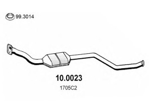 ASSO 10.0023 katalizatoriaus keitiklis 
 Išmetimo sistema -> Katalizatoriaus keitiklis
1705C2, 1705EY, 1705FA, 1705LF