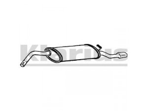 KLARIUS 230554 galinis duslintuvas 
 Išmetimo sistema -> Duslintuvas
007590659B, 6U6253609B, 6U6253609E