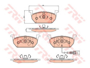TRW GDB2080 stabdžių trinkelių rinkinys, diskinis stabdys 
 Techninės priežiūros dalys -> Papildomas remontas
5Q0698151C, 5Q0698151C, 5Q0698151C