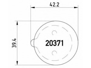 BREMBO P 61 014 stabdžių trinkelių rinkinys, diskinis stabdys 
 Techninės priežiūros dalys -> Papildomas remontas
95570824, 95570825, 95624483