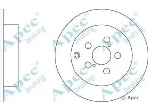 APEC braking DSK2262 stabdžių diskas 
 Dviratė transporto priemonės -> Stabdžių sistema -> Stabdžių diskai / priedai
4243105030