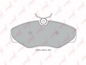 LYNXauto BD-6303 stabdžių trinkelių rinkinys, diskinis stabdys 
 Techninės priežiūros dalys -> Papildomas remontas
6025 371 279