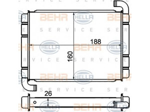 HELLA 8FH 351 000-571 šilumokaitis, salono šildymas 
 Šildymas / vėdinimas -> Šilumokaitis
55702423, 77363898, 773650352, 16 18 468