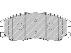 FERODO FSL1934 stabdžių trinkelių rinkinys, diskinis stabdys 
 Techninės priežiūros dalys -> Papildomas remontas
20789468, 4808861, 4817764, 96626070