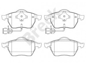 BRECK 20676 00 701 10 stabdžių trinkelių rinkinys, diskinis stabdys 
 Techninės priežiūros dalys -> Papildomas remontas
4A0698151, 4A0698151C