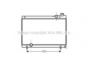 AVA QUALITY COOLING MZ2114 radiatorius, variklio aušinimas
JE3415200