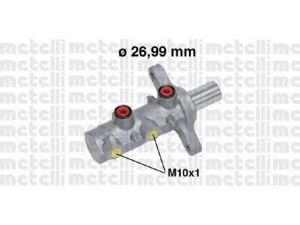 METELLI 05-0728 pagrindinis cilindras, stabdžiai 
 Stabdžių sistema -> Pagrindinis stabdžių cilindras
4601.T8, 77364123, 4601.T8