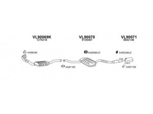VENEPORTE 900024 išmetimo sistema 
 Išmetimo sistema -> Išmetimo sistema, visa