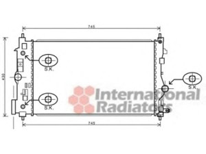 VAN WEZEL 37002547 radiatorius, variklio aušinimas 
 Aušinimo sistema -> Radiatorius/alyvos aušintuvas -> Radiatorius/dalys
1300305, 1300305-13310787, 13310787
