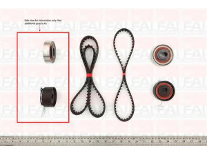 FAI AutoParts TBK201 paskirstymo diržo komplektas 
 Techninės priežiūros dalys -> Papildomas remontas