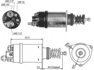 MAGNETI MARELLI 940113050500 solenoidinis jungiklis, starteris