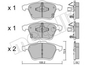 METELLI 22-0805-0 stabdžių trinkelių rinkinys, diskinis stabdys 
 Techninės priežiūros dalys -> Papildomas remontas
GPYA-33-23ZA, GPYA-33-23ZB, GPYA-33-23ZC