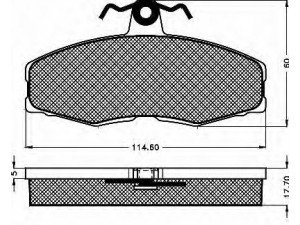 BSF 10228 stabdžių trinkelių rinkinys, diskinis stabdys 
 Techninės priežiūros dalys -> Papildomas remontas
5018981, 5023996, 6143631, 6166950