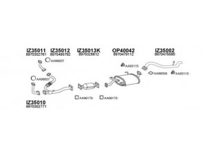 VENEPORTE 350004 išmetimo sistema