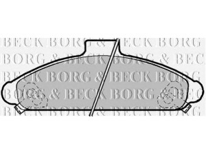 BORG & BECK BBP1172 stabdžių trinkelių rinkinys, diskinis stabdys 
 Techninės priežiūros dalys -> Papildomas remontas
5810123A00, 5810123A10