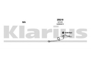 KLARIUS 820056E išmetimo sistema 
 Išmetimo sistema -> Išmetimo sistema, visa