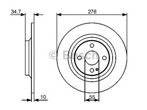 BOSCH 0 986 479 473 stabdžių diskas 
 Stabdžių sistema -> Diskinis stabdys -> Stabdžių diskas
N06Y-26-251, N06Y-26-251A, N06Y-26-251B