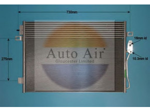 AUTO AIR GLOUCESTER 16-6235 kondensatorius, oro kondicionierius 
 Oro kondicionavimas -> Kondensatorius
68038244AA